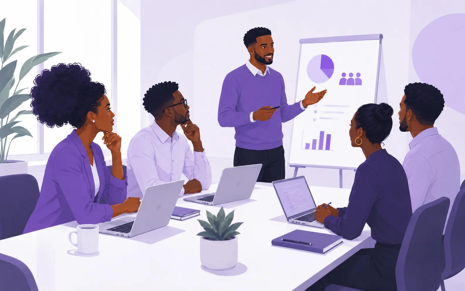 Digital Transformation Consulting illustration